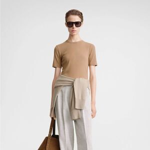 NWT TOTEME Ribbed Jersey T-Shirt For A Small $311